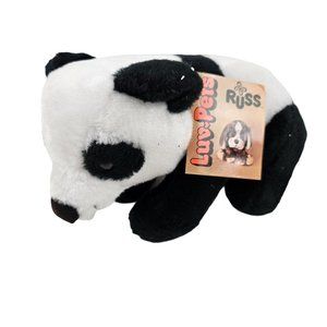 Vintage Russ Luv Pets Plush Sandra Panda Bear 1979 Stuffed Animal Pet Toy